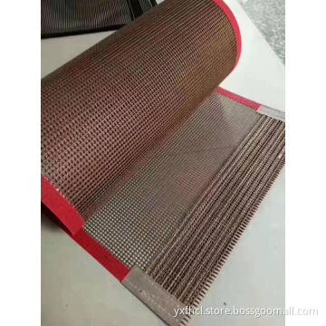 PTFE heavy mesh belt for brown coir mat